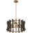 4 - Light Dimmable Drum Chandelier