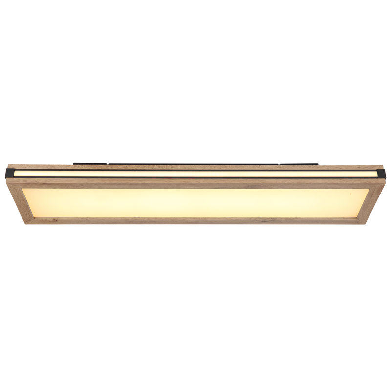 Lido Manufactured Wood LED Flush Mount