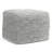 Square Minimalist Textured Pouf