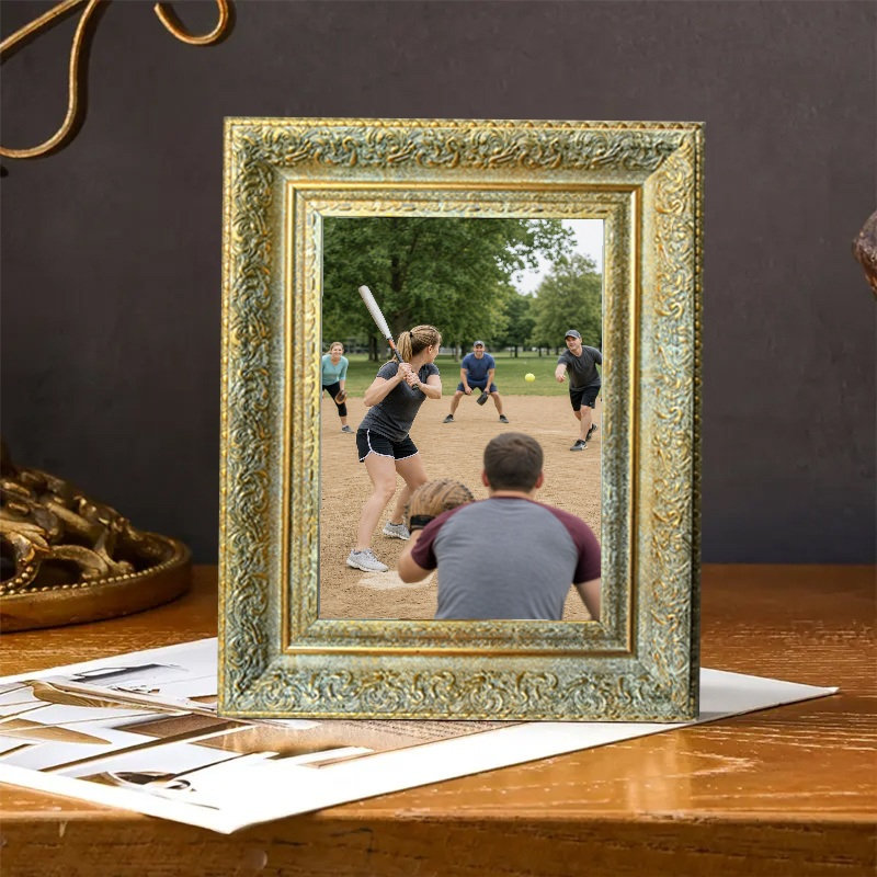 Cadre photo indémodable 1 pièce 5 "x 7" doré antique pour cadeaux de Noël, Antique Gold, 1, 5" W x 7" H