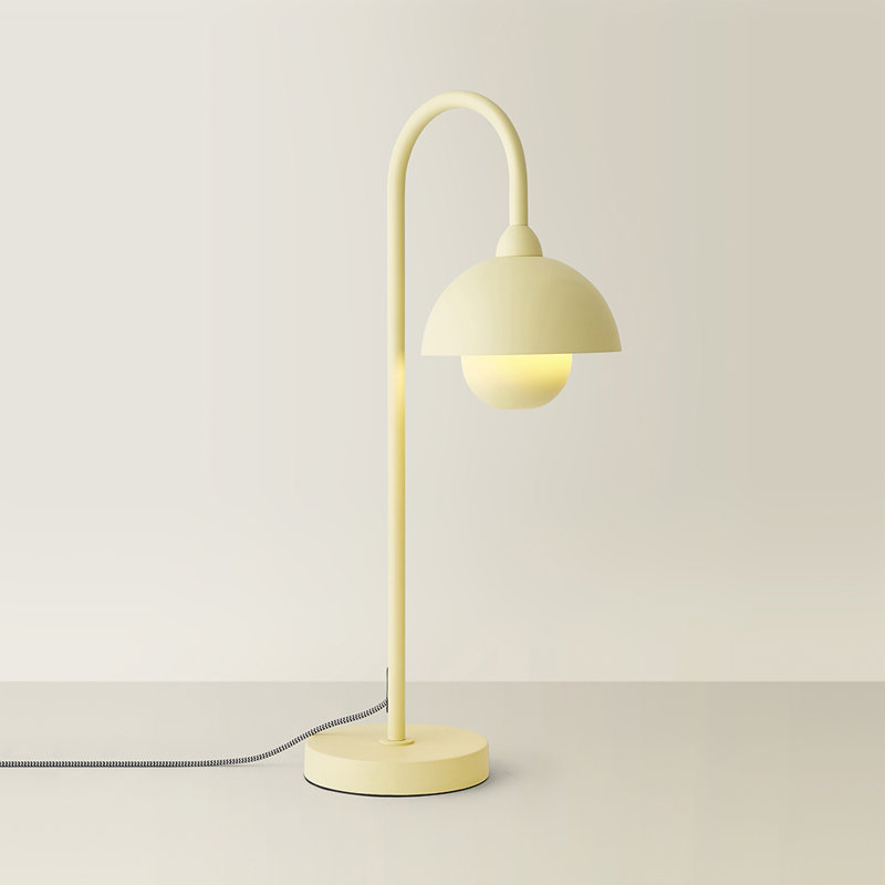Stoiko Metal Arched Lamp, Yellow, Yellow