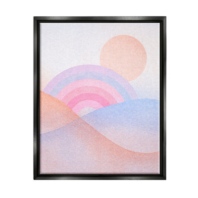 «Ivy Bronx Rainbow Hills Landscape Blue Ombre» par Floater