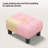 Upholstered Foot Stool Ottoman, Tufted Button Footstool Footrest With Padded Seat For Living Room Bedroom-960390548