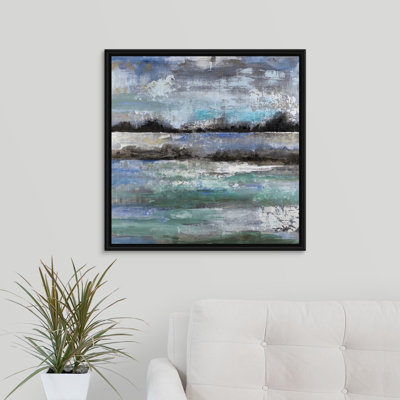 « lake ile », peinture sur toile