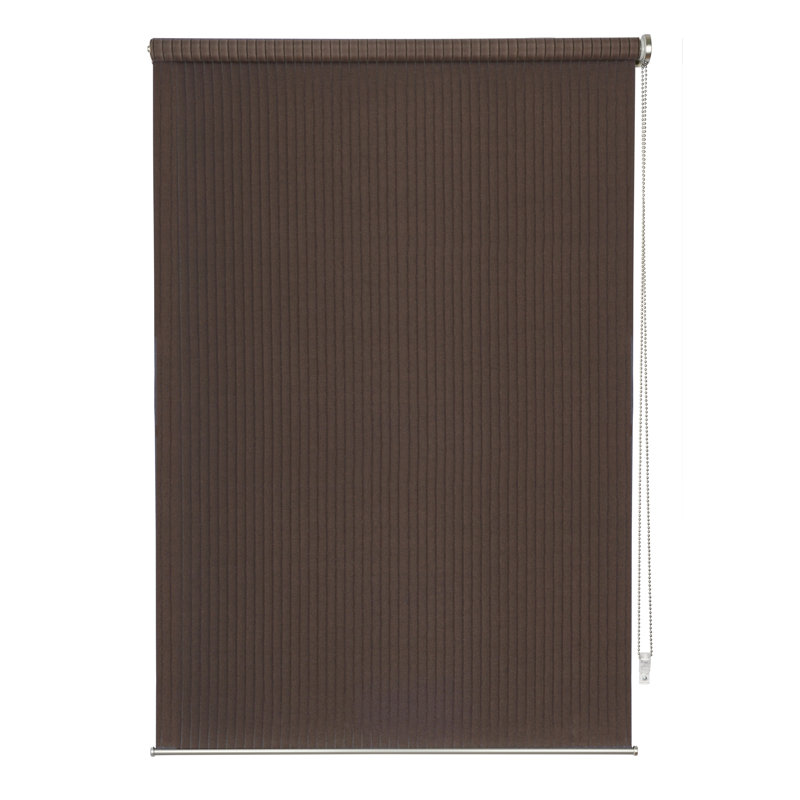 Trend Room Darkening Roller Blind, 160 cm L x 100 cm W, Stripe Brown