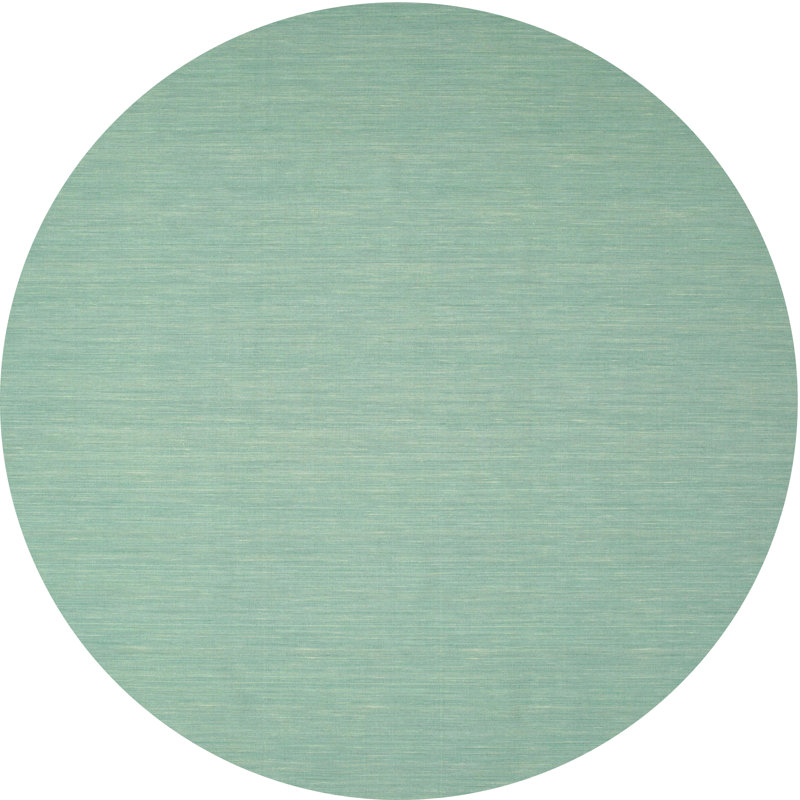 Tapis contemporain sauge, Rond 8 pi