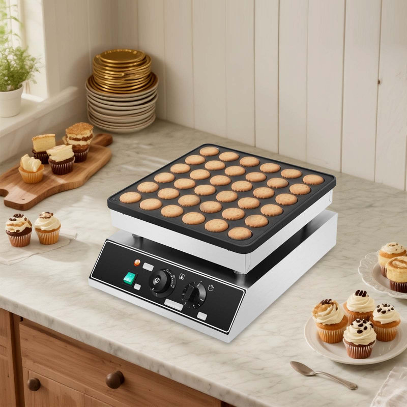 1000W Non Stick Waffle Maker