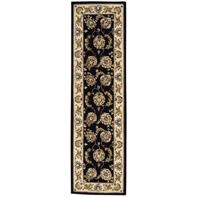 Tapis noir Corina