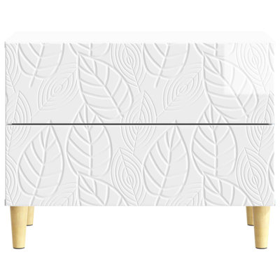 62cm W Composite Bedside Table