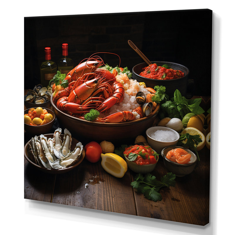 «Marine Assortement V», reproduction sur toile encadrée, Toile tendue, H 16 po x l 16 po x P 1 po