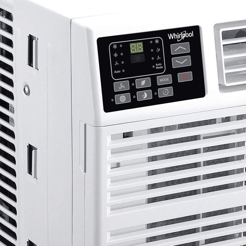 Whirlpool 8,000 BTU White Window Air Conditioner with Heater