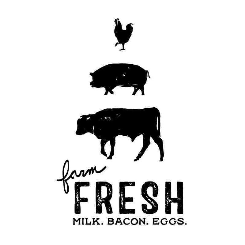Farm Fresh, H 30 po x l 30 po