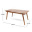 Outdoor 69" Solid Wood Dining Table
