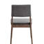 Ensemble de deux chaises d'appoint en velours côtelé Seda, offrant des sièges confortables avec des coussins rembourrés et un design scandinave pour votre maison.