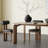Brown Rectangular Solid Wood Dining Table-1994203464
