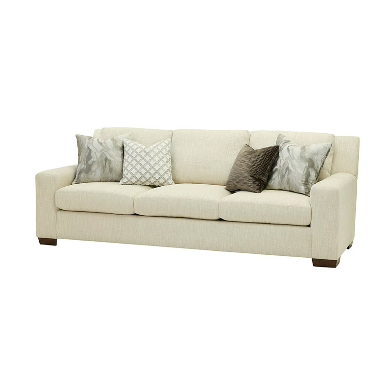 Brooklyn Sofa, Ebony, Monsieur Dice Polyester Blend