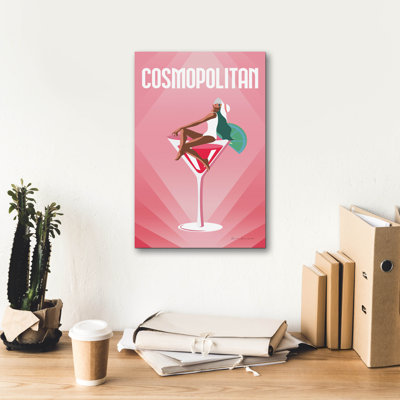 "Epop Graffiti" Cosmopolitan "par Omar Escalante, art mural sur toile