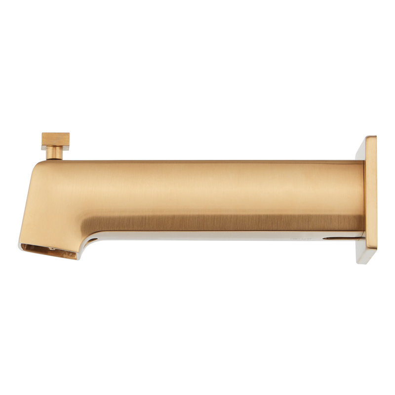 Sefina Tub Spout with Diverter - Brushed Gold, Brushed Gold