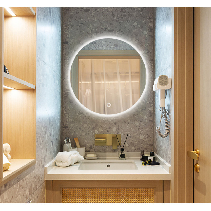 Kaimee Mirror, 23.6" H x 23.6" W