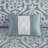 8 Piece Jacquard Comforter Set Aqua/Silver