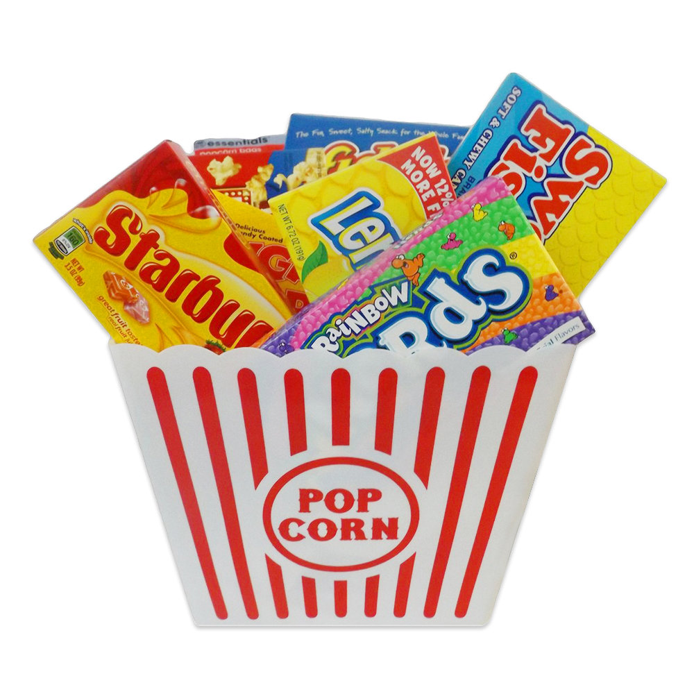 Novelty Place Plastic Popcorn Containers for Movie Night Wayfair