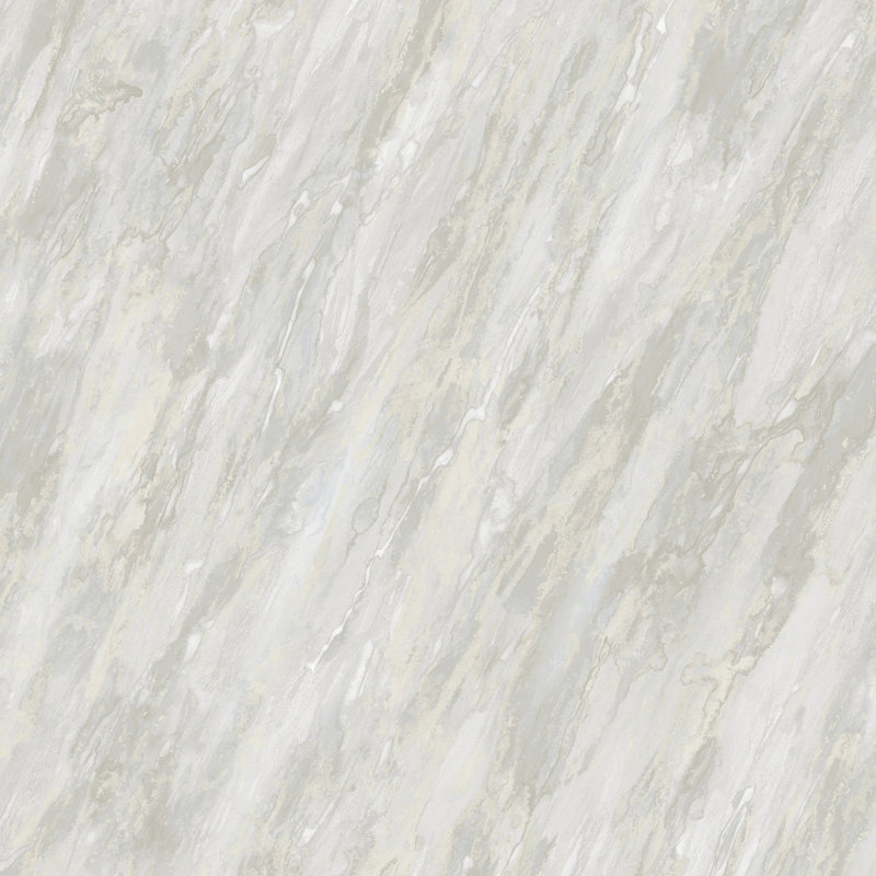 Glint Luxe Marble Wallpaper, Light Grey
