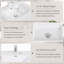 Meuble-lavabo mural avec lavabo, armoire de rangement flottante avec comptoir en résine de pierre et tiroirs à fermeture en douceur-115688394