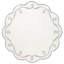 Ribbon Twirl Cotton Blend Scalloped Placemats-1709502799