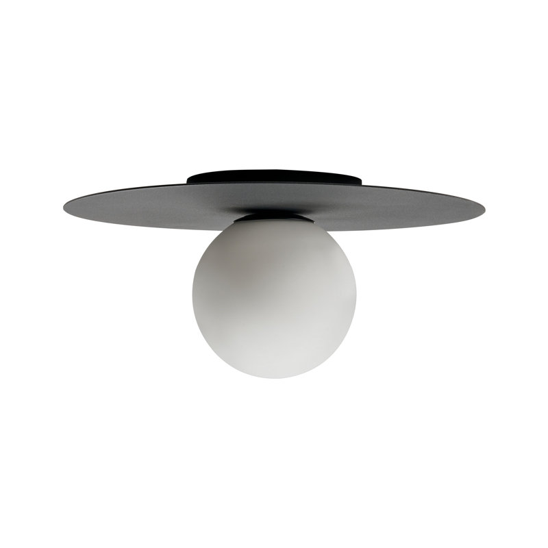 Glass Semi Flush Mount