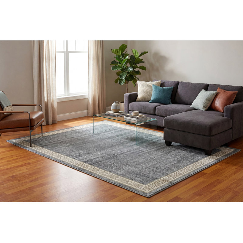 Tapis gris Mishawaka, Rectangle 3 pi 3 po x 5 pi 3 po