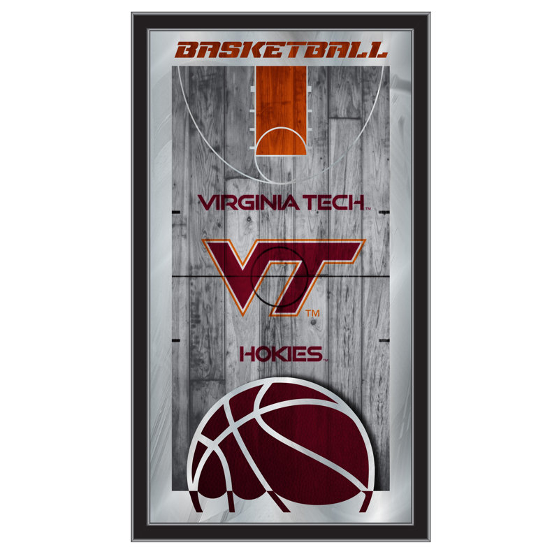 « basket mirror », impression encadrée NCAA, Virginia Tech