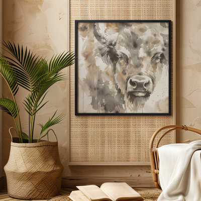 " Abstract Buffalo Portrait I "