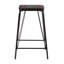 Laughlin Counter Stool with Metal Frame-32967800