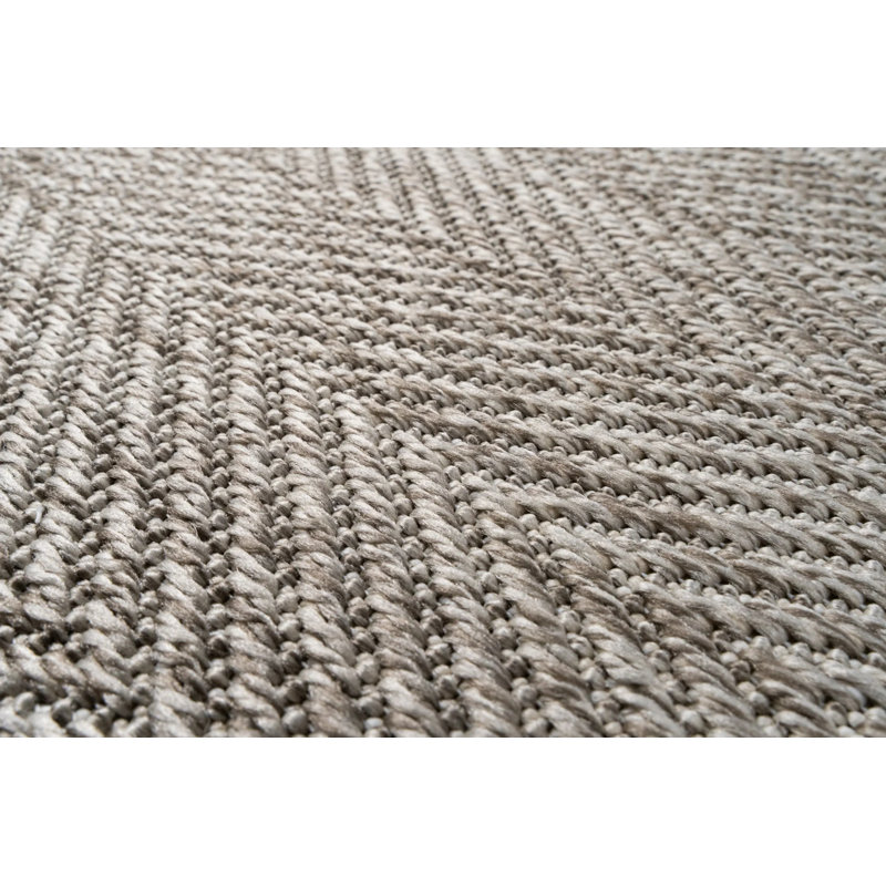 Tapis gris en jute / sisal Santorini, Rectangle 8 pi 3 po x 11 pi 6 po