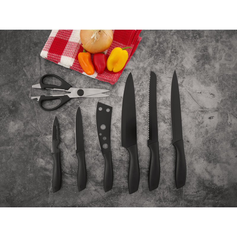 Supreme Housewares 7 Piece Stainless Steel Assorted Knife Set