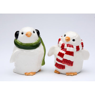 Ensemble salière et poivrière Penguin Couple