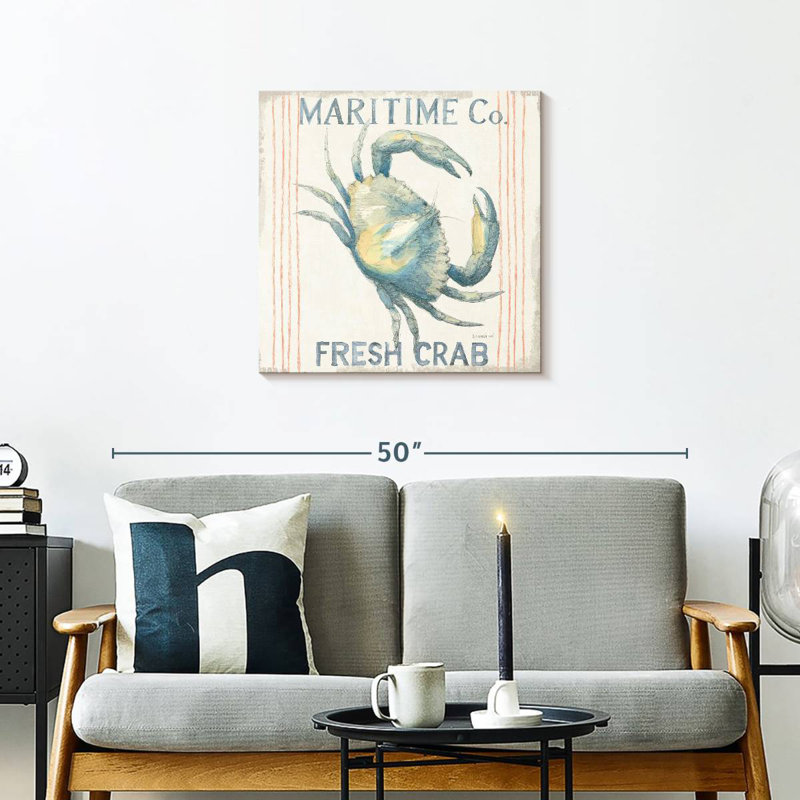 Plaque murale Floursack Nautical Square III, H 24 po x l 24 po