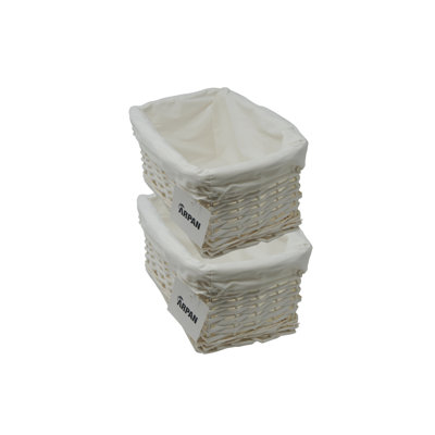 August Grove Wicker Decorative Basket