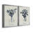 " Indigo Floral Vase I " 2 - Pieces-830946972-830946974