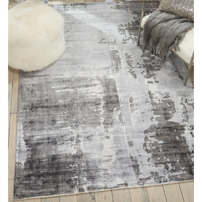 Sabara Rayon Abstract Indoor Rug, Rectangle 8' x 11'