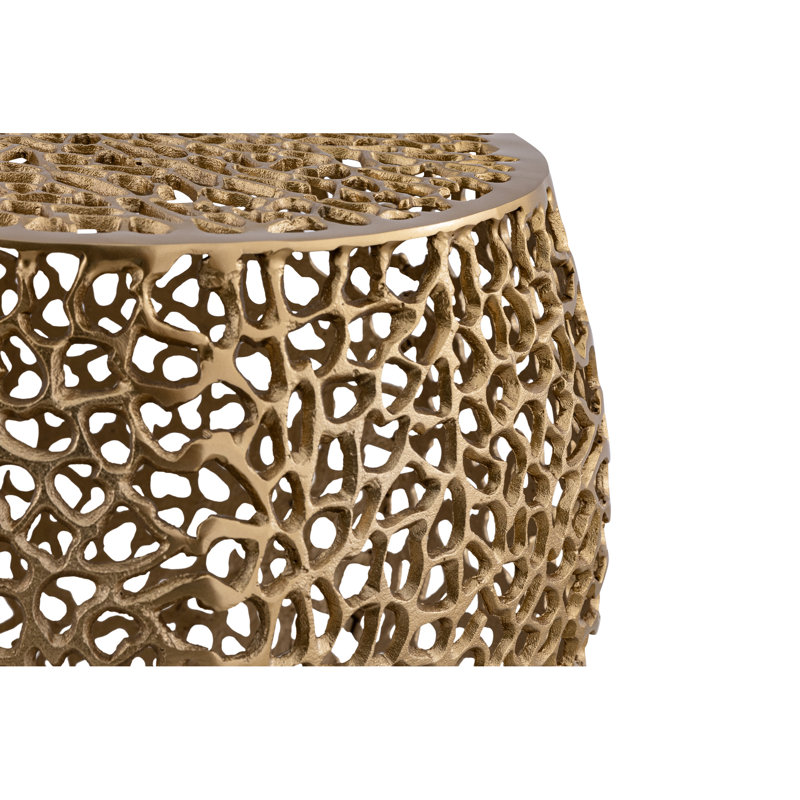 Table d'appoint Glowing Gold, Doré