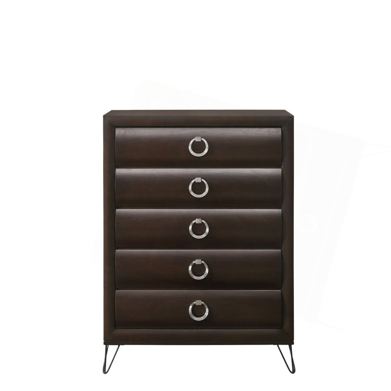 Commode finition merlot foncé