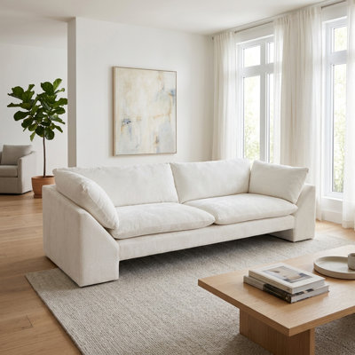 Hokku Designs Belova Sofa, White