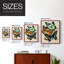 «Collage Butterflies I», reproduction encadrée - bois massif-2027736462-2027736453