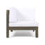 Ensemble de canapé 3 pièces, pour petits cours et patio-162891026