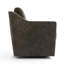 Bronnen Big And Wide Upholstered Cushion Swivel Armchair with Removable Back and Seat Cushion-769047627