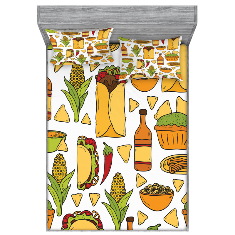Microfiber Sheet Set, Full Sheet Set + Fitted Sheet + 2 Pillowcases