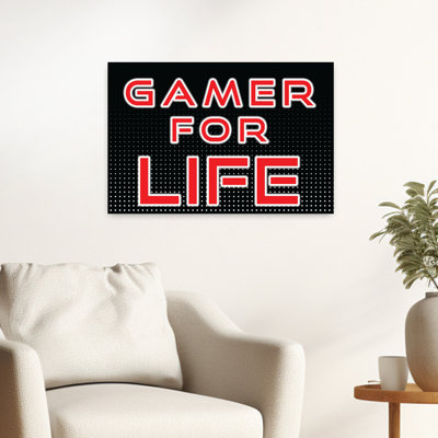 Art contemporain abstrait Gamer For Life