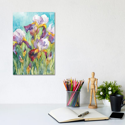 Iris Skies 1 Piece Wrapped Canvas Painting