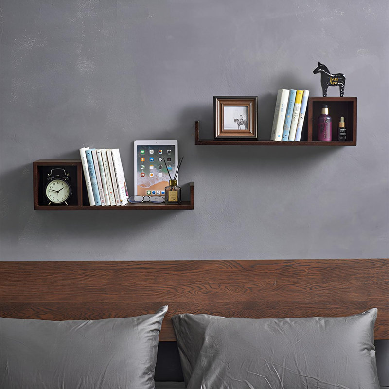 Solid Wood Floating Wall Shelf